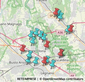 Mappa Via Caravaggio, 21055 Gorla Minore VA, Italia (3.7375)