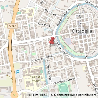 Mappa Vicolo Carraresi, 18, 35013 Cittadella, Padova (Veneto)