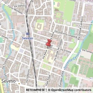 Mappa Via Adua,  34, 20030 Seveso, Monza e Brianza (Lombardia)