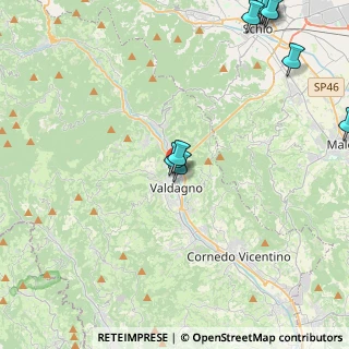 Mappa Via Francesco Petrarca, 36078 Valdagno VI, Italia (6.37)