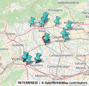 Mappa Via del Cristo, 35013 Cittadella PD, Italia (13.9295)