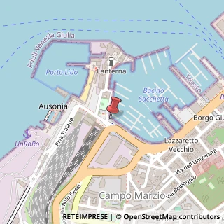 Mappa Via Ottaviano Augusto, 1, 34123 Trieste, Trieste (Friuli-Venezia Giulia)