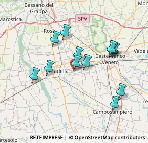 Mappa Tombolo, 35019 Tombolo PD, Italia (6.74308)