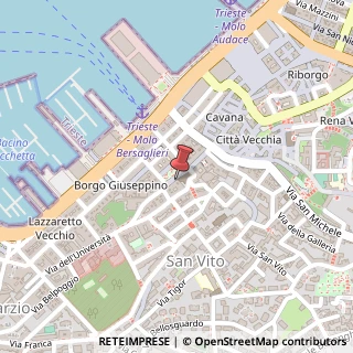 Mappa Piazza Attilio Hortis, 1, 34123 Trieste, Trieste (Friuli-Venezia Giulia)
