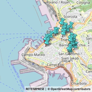 Mappa 34123, 34123 Trieste TS, Italia (0.8725)
