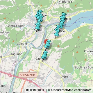 Mappa Via Vanzeghetto, 25031 Capriolo BS, Italia (1.84842)