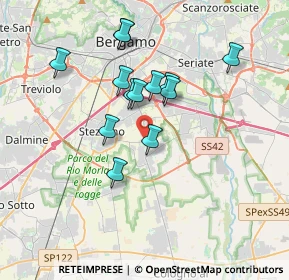 Mappa Via Giovanni Pascoli, 24050 Zanica BG, Italia (3.07308)