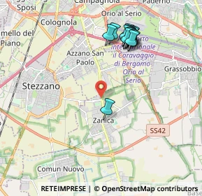Mappa Via Giovanni Pascoli, 24050 Zanica BG, Italia (2.012)