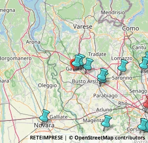 Mappa Via Cantore General, 21010 Cardano Al Campo VA, Italia (21.16385)