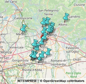 Mappa Via dell'Artigianato, 24044 Dalmine BG, Italia (10.7905)