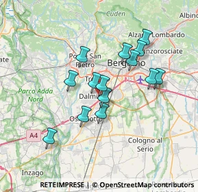 Mappa Via dell'Artigianato, 24044 Dalmine BG, Italia (5.82643)