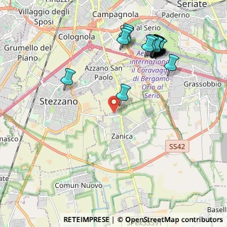 Mappa Via Caravagglo, 24050 Zanica BG, Italia (2.3805)