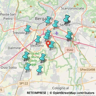 Mappa Via Michelangelo da Caravaggio, 24050 Zanica BG, Italia (3.71333)