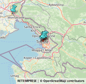 Mappa 34100 Trieste TS, Italia (42.40154)