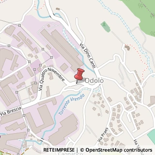 Mappa Via Fratelli Scalvini, 25, 25076 Odolo, Brescia (Lombardia)