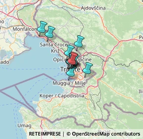 Mappa 34129 Trieste TS, Italia (5.47417)