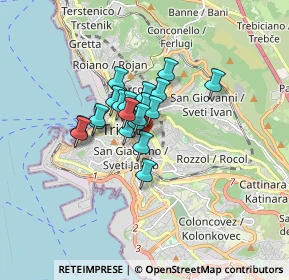 Mappa 34129 Trieste TS, Italia (1.0115)