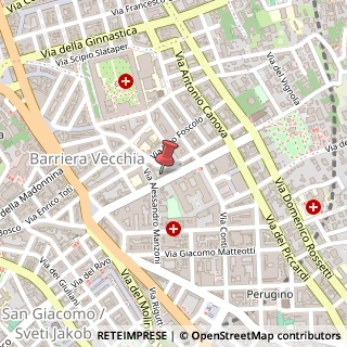 Mappa Via Giovanni Pascoli, 18, 34129 Trieste, Trieste (Friuli-Venezia Giulia)