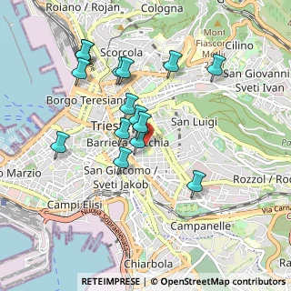 Mappa Via Giovanni Pascoli, 34129 Trieste TS, Italia (0.872)