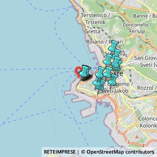 Mappa Riva Traiana, 34123 Trieste TS, Italia (1.12125)