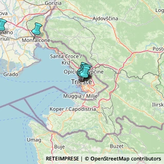 Mappa Via Giuseppe Parini, 34129 Trieste TS, Italia (15.89182)