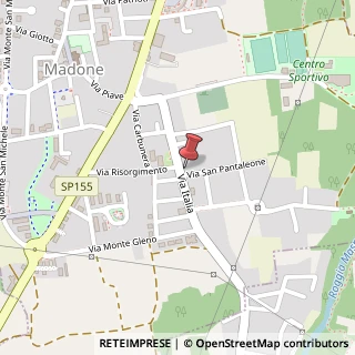 Mappa Via Italia, 21, 24040 Madone, Bergamo (Lombardia)