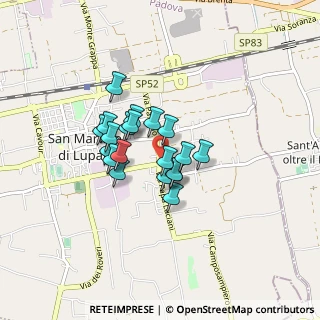 Mappa Via Antonelli, 35018 San Martino di Lupari PD, Italia (0.5695)