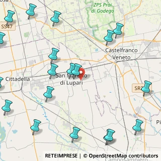 Mappa Via Antonelli, 35018 San Martino di Lupari PD, Italia (6.4615)