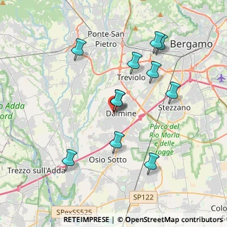 Mappa Via Luigi Galvani, 24044 Dalmine BG, Italia (3.72091)