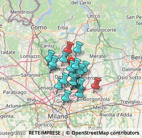 Mappa Via Cristoforo Colombo, 20845 Sovico MB, Italia (8.56)