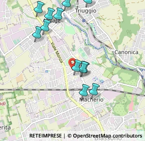 Mappa Via Cristoforo Colombo, 20845 Sovico MB, Italia (1.0525)