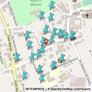 Mappa Via Cristoforo Colombo, 20845 Sovico MB, Italia (0.11923)