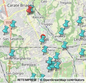 Mappa Via Cristoforo Colombo, 20845 Sovico MB, Italia (2.6805)