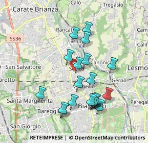 Mappa Via Cristoforo Colombo, 20845 Sovico MB, Italia (1.773)