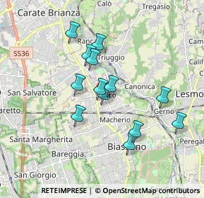 Mappa Via Cristoforo Colombo, 20845 Sovico MB, Italia (1.5)