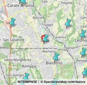 Mappa Via Cristoforo Colombo, 20845 Sovico MB, Italia (3.30833)