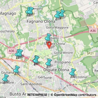Mappa Via Novara, 21058 Solbiate Olona VA, Italia (2.75615)
