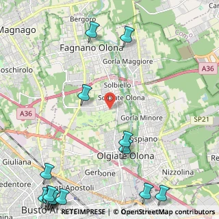 Mappa Via Novara, 21058 Solbiate Olona VA, Italia (3.62467)