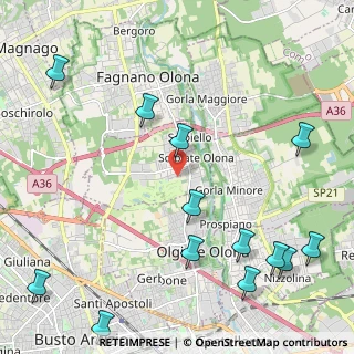 Mappa Via Novara, 21058 Solbiate Olona VA, Italia (2.90231)