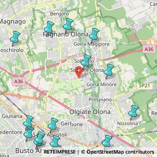 Mappa Via Novara, 21058 Solbiate Olona VA, Italia (3.3)