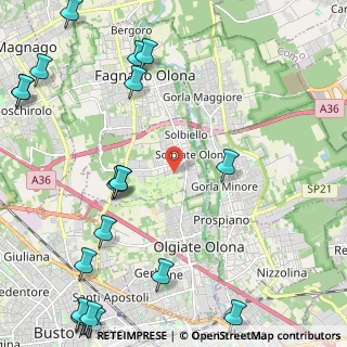 Mappa Via Novara, 21058 Solbiate Olona VA, Italia (3.3255)