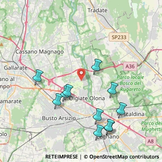 Mappa Via Novara, 21058 Solbiate Olona VA, Italia (4.48091)