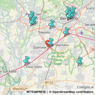 Mappa Via San Vito, 24044 Dalmine BG, Italia (5.04667)