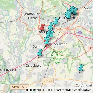 Mappa Via San Vito, 24044 Dalmine BG, Italia (4.45438)