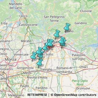 Mappa Via San Vito, 24044 Dalmine BG, Italia (8.81909)