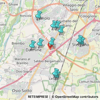 Mappa Via San Vito, 24044 Dalmine BG, Italia (1.86182)