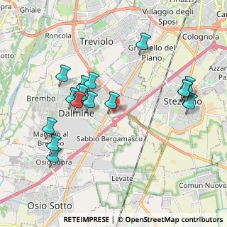 Mappa Via San Vito, 24044 Dalmine BG, Italia (1.98706)