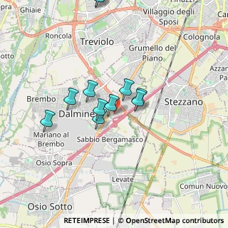 Mappa Via San Vito, 24044 Dalmine BG, Italia (1.60636)