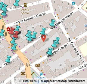 Mappa Via Ugo Foscolo, 34131 Trieste TS, Italia (0.0625)