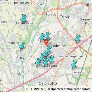 Mappa Via Villafranca, 24044 Dalmine BG, Italia (1.95385)